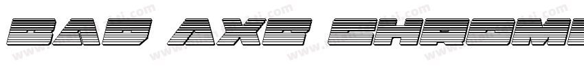 Bad Axe Chrome Itali字体转换